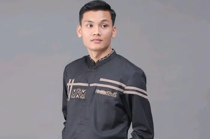 Baju Batik Pria Kombinasi