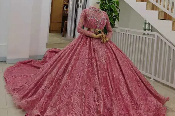 Kebaya Pengantin Pink