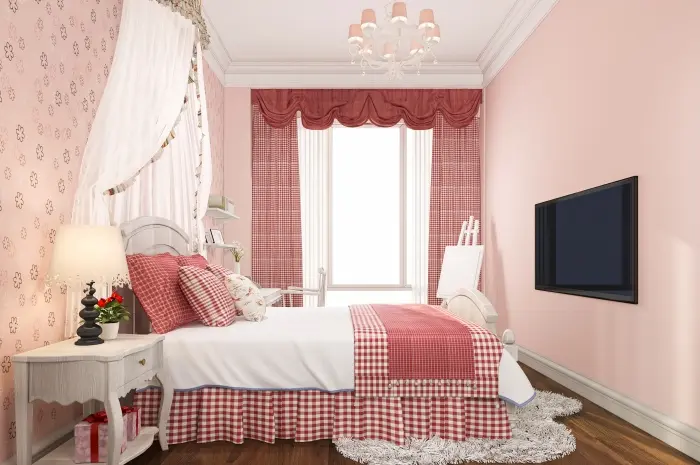 Ide Dekorasi Kamar Tidur Serba Pink