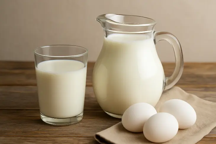 Susu, Makanan Penyebab Alergi