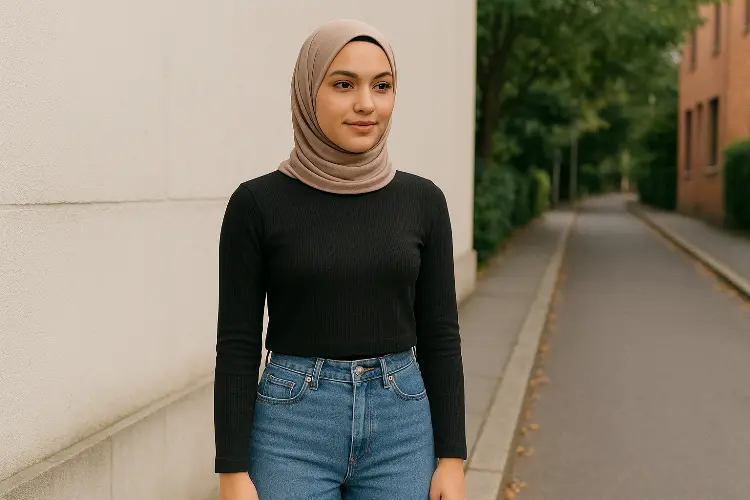 Inspirasi OOTD Crop Top Hijab: Simple, Stylish, dan Tetap Sopan